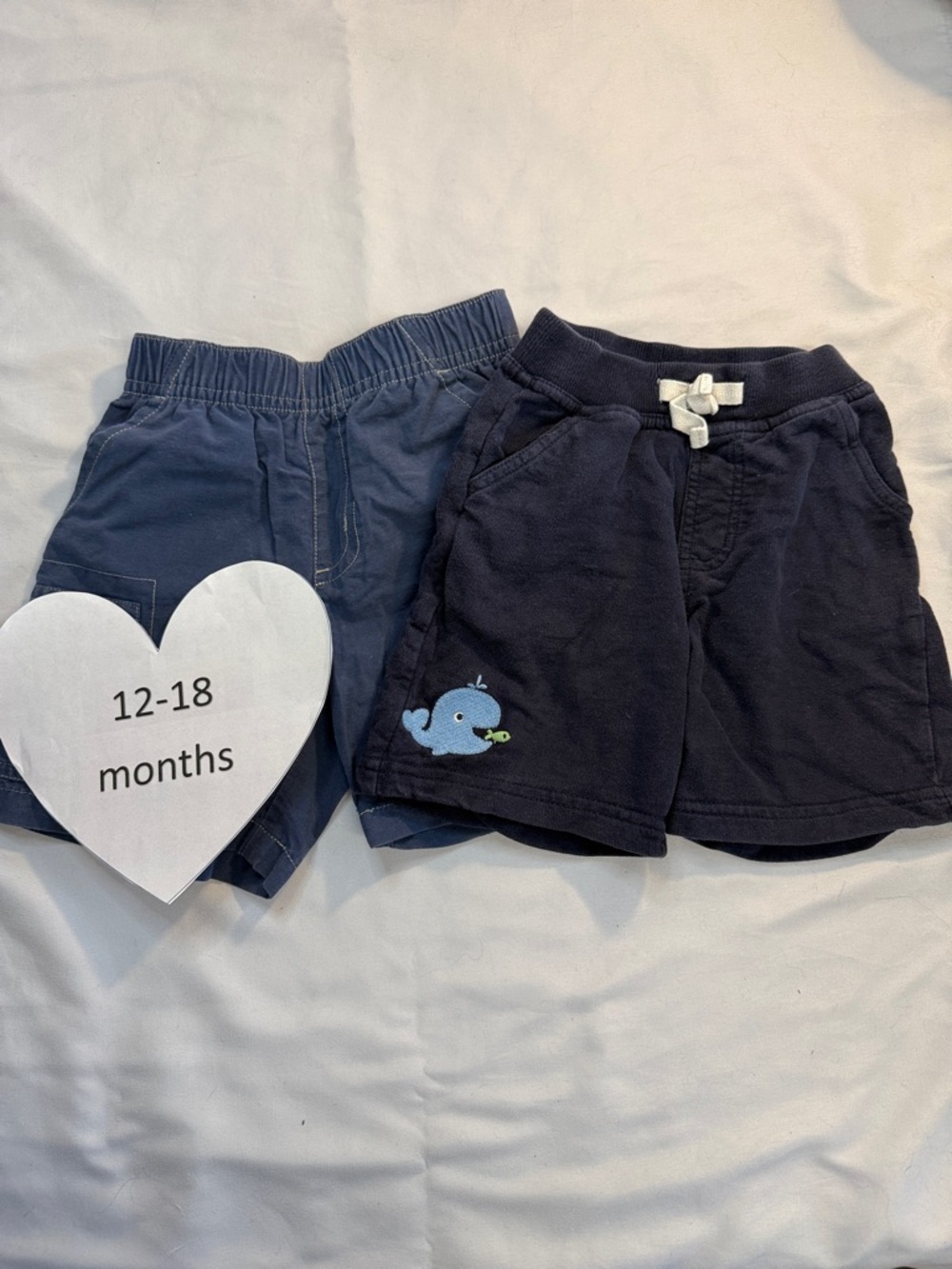 Gymboree - pair of shorts. Size 12-18 months